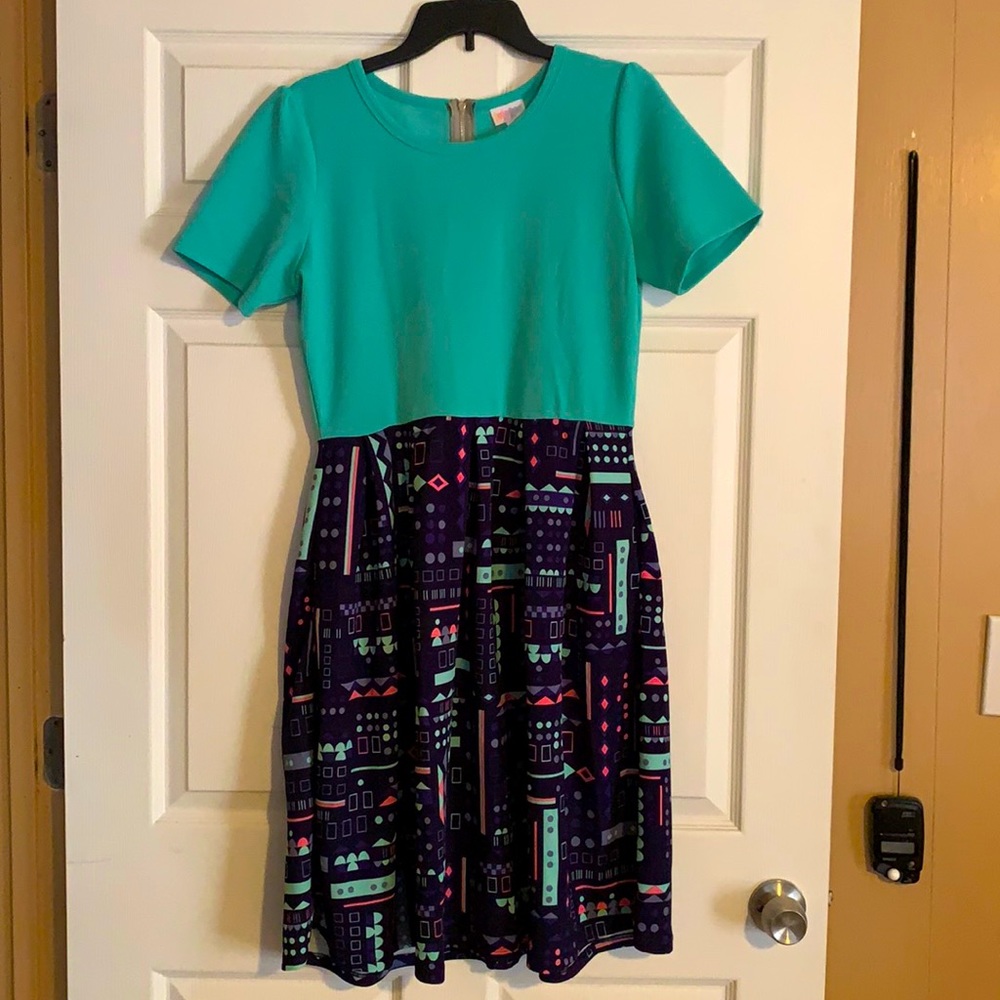 LuLaRoe geometric dress
